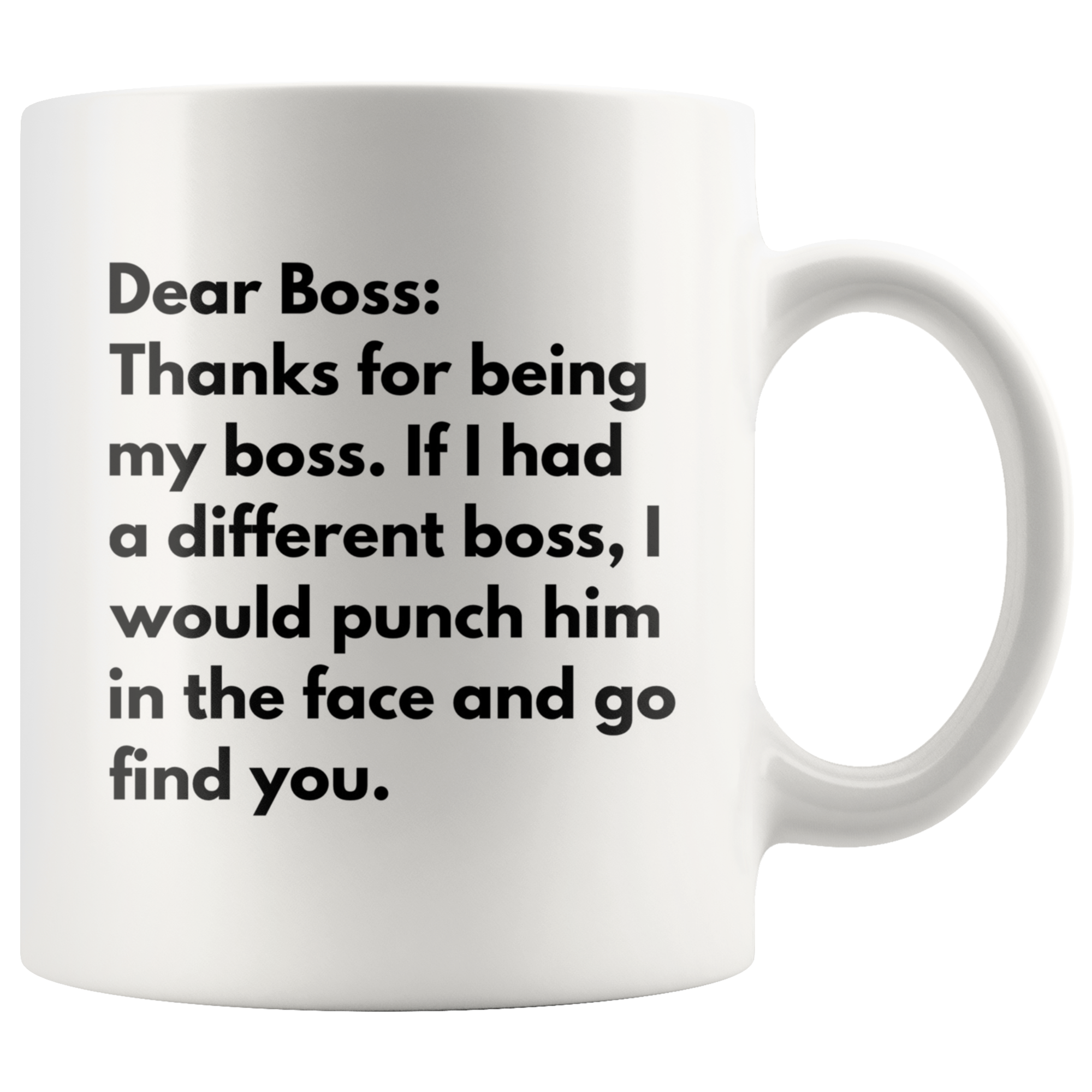 Boss Nutritional Facts Hard Working Appreciation Gift Coffee Mug 11 oz –  Panvola