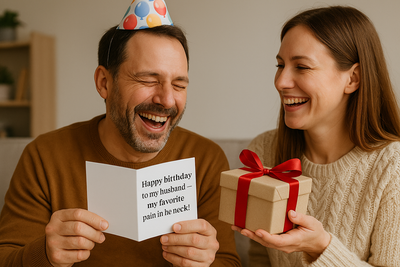 5 Sweet Birthday Messages for Your Husband