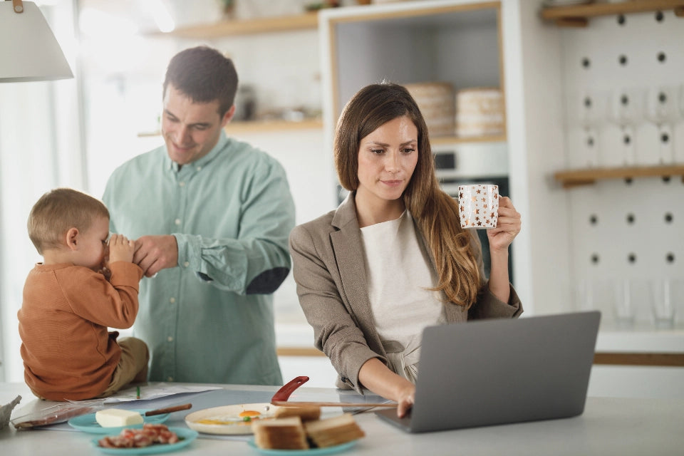 Parenting While Working: 6 Parenting Tips How to Manage the Demands of Work and Home Life - Panvola