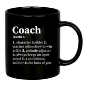 Coach Definition Mug 11 oz Black - Panvola