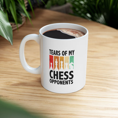 Personalized Tears Of My Chess Opponents Customized Ceramic Mug 11 oz White