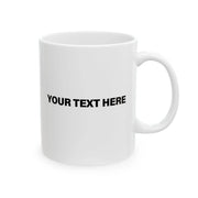 Personalized Coffee Spelled Backward Ceramic Mug 11 oz White - Panvola