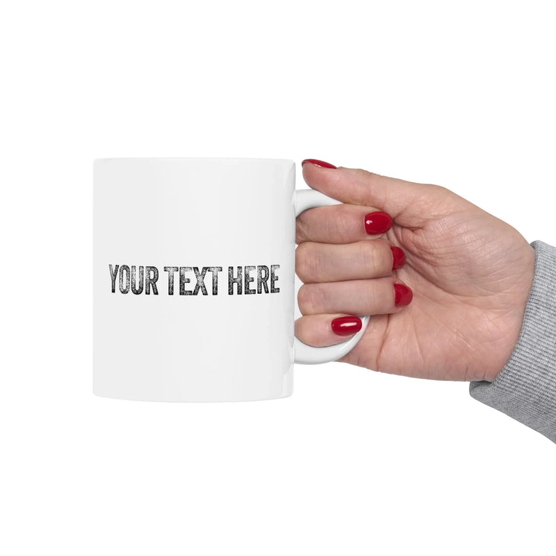 Personalized History Buff Ceramic Mug 11 oz White - Panvola