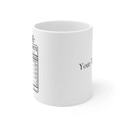Personalized Nurse Nutrition Facts Label Customized Nurse Gifts Ceramic Mug 11oz White - Panvola