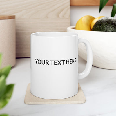 Personalized Hold On Partner I'm Overstimulated Customized Ceramic Mug 11 oz White