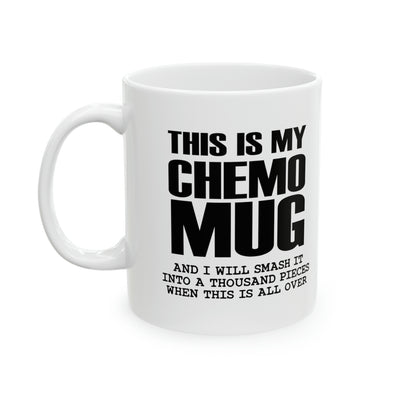 Personalized This Is My Chemo Ceramic Mug 11oz White