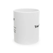 Personalized Warrior Definition Customized Ceramic Mug 11 oz White - Panvola