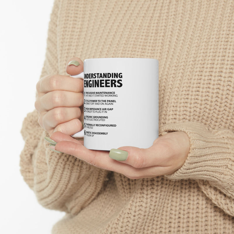 Personalized Understanding Engineers Ceramic Mug 11 oz White