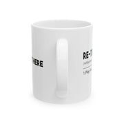 Personalized Retirement Pickleball Definition Ceramic Mug 11 oz White - Panvola