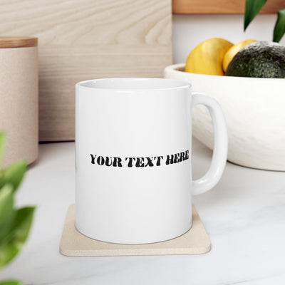 Personalized La Jefa Ceramic Mug 11 oz White