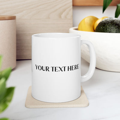 Personalized Shit Show Supervisor Ceramic Mug 11 oz White