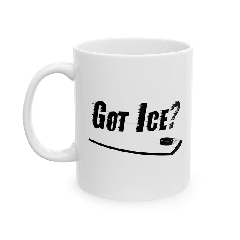 Personalized Got Ice? Ceramic Mug 11 oz White