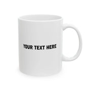 Personalized Sober AF Ceramic Mug 11 oz White - Panvola
