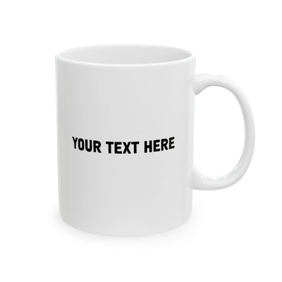 Personalized Sober AF Ceramic Mug 11 oz White