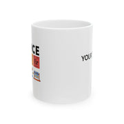 Personalized Science Teacher Customized Ceramic Mug 11 oz White.