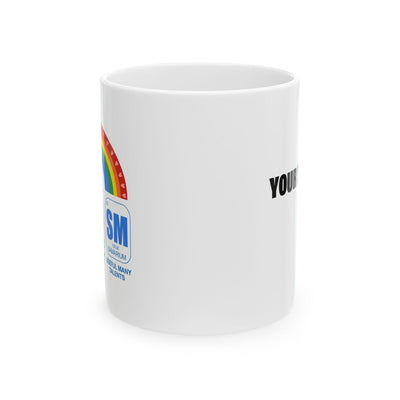 Personalized Autism Awareness Elements Periodic Table Customized Ceramic Mug 11 oz White