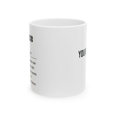 Personalized Difference Maker Definition Customized Ceramic Mug 11 oz White