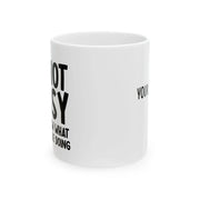 Personalized I'm Not Bossy Just Know What You Should Be Doing Customized Ceramic Mug 11 oz White - Panvola