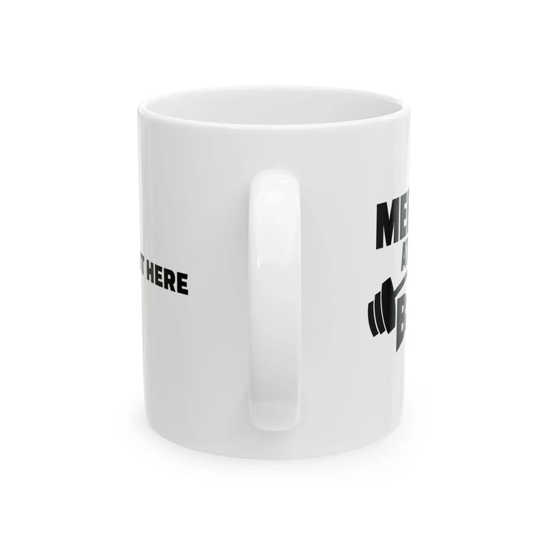 Personalized Meet Me At The Bar Ceramic Mug 11 oz White - Panvola