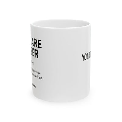 Personalized Software Engineer Definition Customized Ceramic Mug 11 oz White