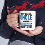 Personalized Uncle Partner In Crime Customized Ceramic Mug 11 oz White - Panvola