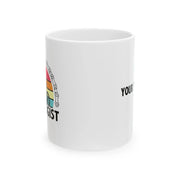 Personalized Cycologist Ceramic Mug 11 oz White - Panvola