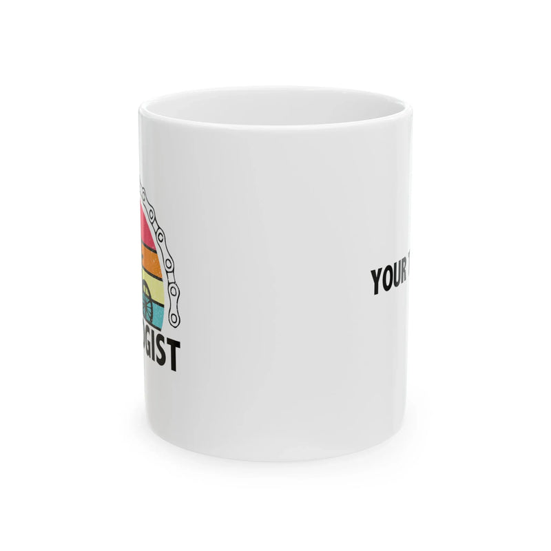 Personalized Cycologist Ceramic Mug 11 oz White - Panvola