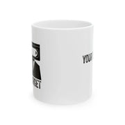Personalized Never Forget Cassette Tape VHS Customized Ceramic Mug 11 oz White - Panvola
