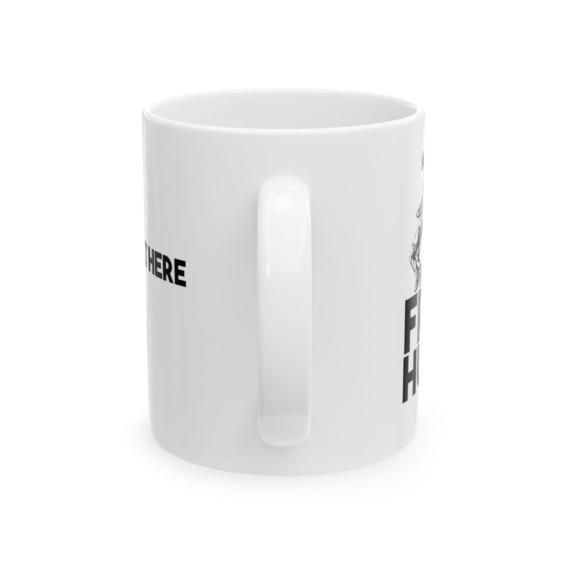 Personalized Free Hugs Customized Ceramic Mug 11oz White