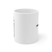 Personalized Dad Nutrition Facts Label Customized Dad's Gifts Fathers Day Ceramic Mug 11oz White - Panvola