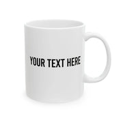 Personalized Hoeing Ain't Easy Customized Ceramic Mugs 11oz White - Panvola