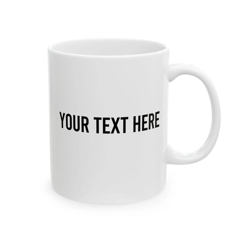 Personalized Hoeing Ain't Easy Customized Ceramic Mugs 11oz White - Panvola
