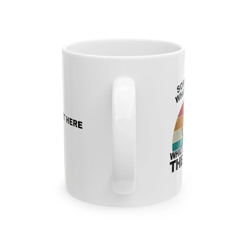Personalized Sorry For What I Said While Docking The Boat Ceramic Mug 11 oz White - Panvola
