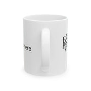 Personalized Music Shh Customized Ceramic Mug 11 oz White - Panvola