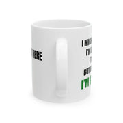 Personalized Look Like I'm Listening to You But in My Head I'm Golfing Customized Ceramic Mug 11 oz White - Panvola