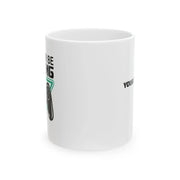 Personalized I’d Rather Be Gaming Customized Ceramic Mug 11 oz White - Panvola