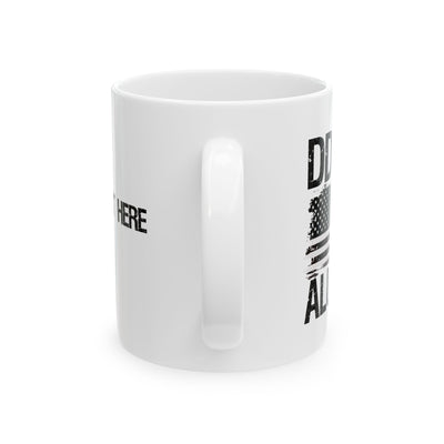 Personalized DD214 Alumni Customized Ceramic Mug 11oz White