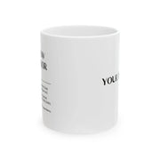 Personalized Shit Show Supervisor Ceramic Mug 11 oz White - Panvola