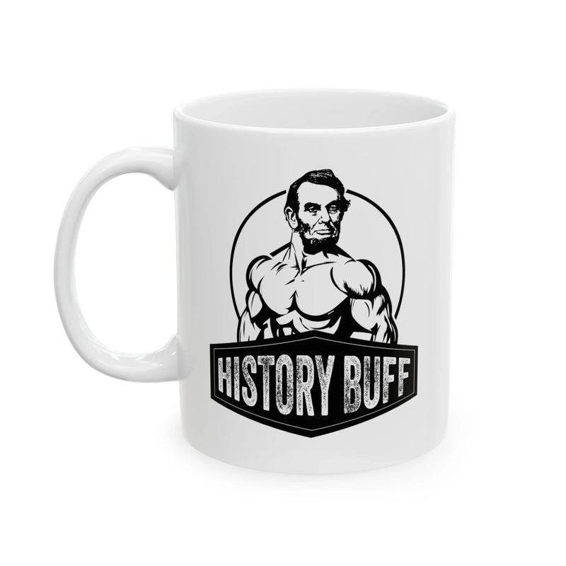 Personalized History Buff Ceramic Mug 11 oz White - Panvola