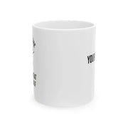 Personalized Tears Of The People I Beat At Disc Golf Customized Ceramic Mug 11 oz White - Panvola
