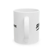 Personalized Sober AF Ceramic Mug 11 oz White - Panvola