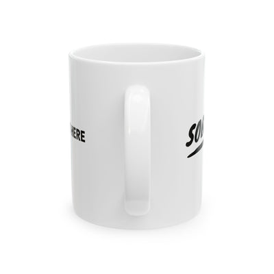 Personalized Sober AF Ceramic Mug 11 oz White