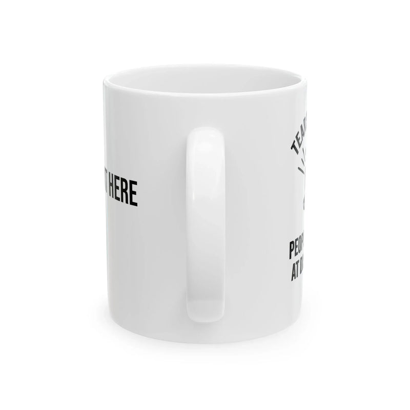 Personalized Tears Of The People I Beat At Disc Golf Customized Ceramic Mug 11 oz White - Panvola