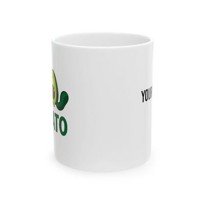 Personalized Avocato Customized Ceramic Mug 11 oz White