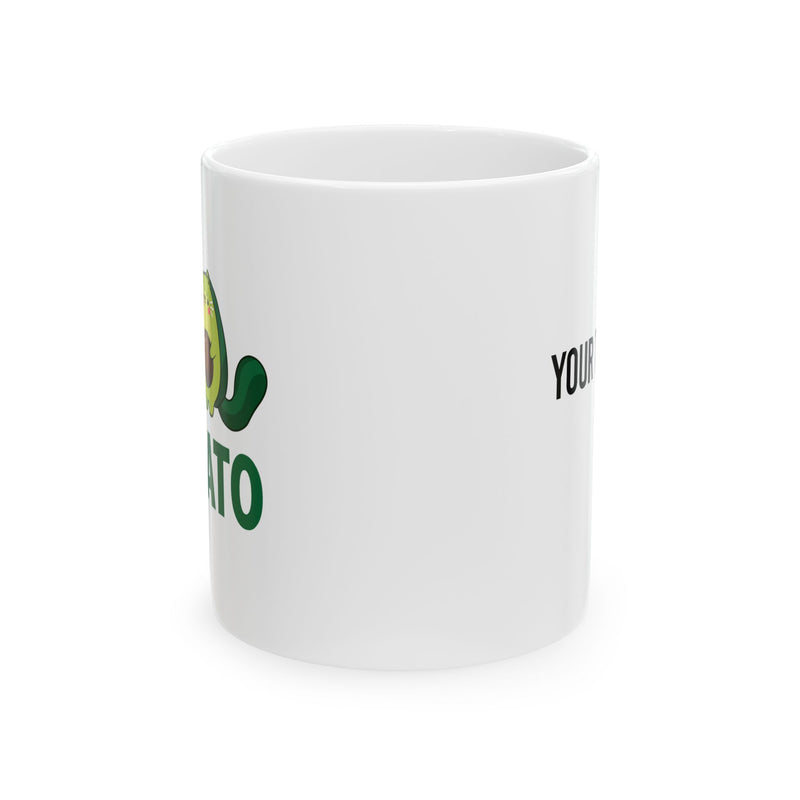 Personalized Avocato Customized Ceramic Mug 11 oz White