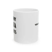 Personalized Tears of My Canasta Opponents Customized Ceramic Mug 11 oz White - Panvola