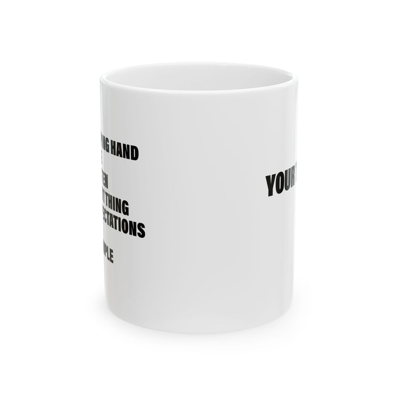 Personalized Leaders Acronym Customized Ceramic Mug 11 oz White