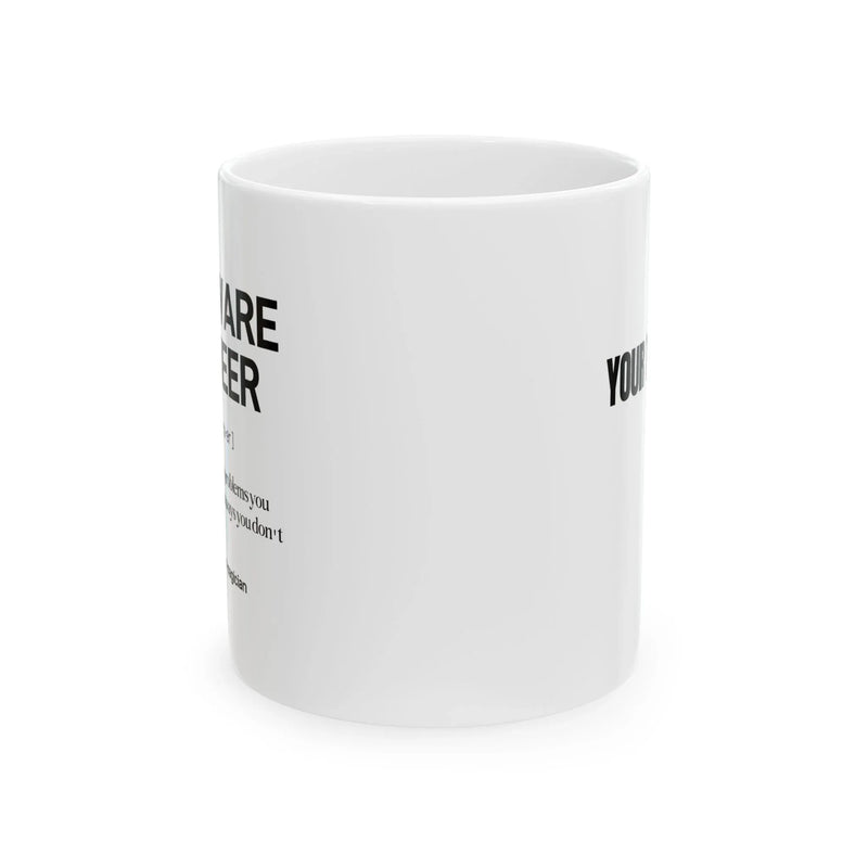 Personalized Software Engineer Definition Ceramic Mug 11 oz White - Panvola