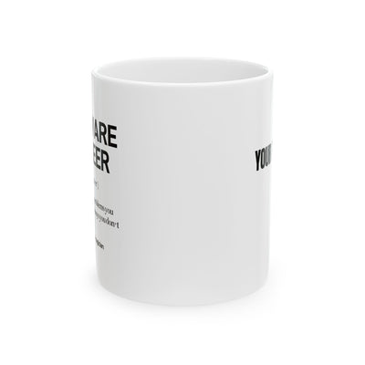 Personalized Software Engineer Definition Ceramic Mug 11 oz White