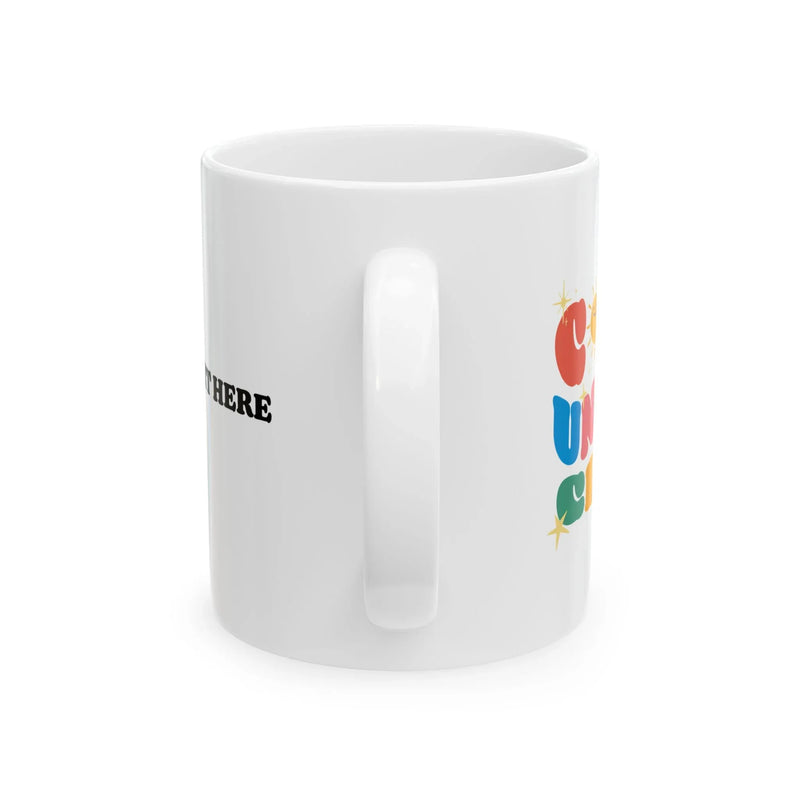 Personalized Cool Uncle Club Ceramic Mug 11 oz White - Panvola